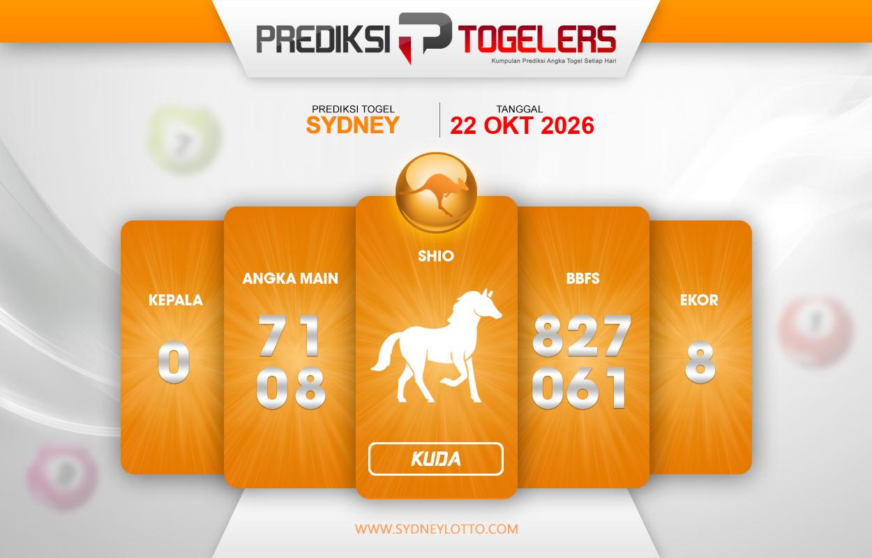 Prediksi Togelers SDY 22 Oktober 2026 Hari Kamis