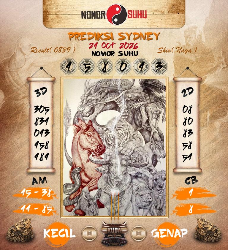 Syair Prediksi Suhu Togel SDY 21 Oktober 2026 Hari Rabu